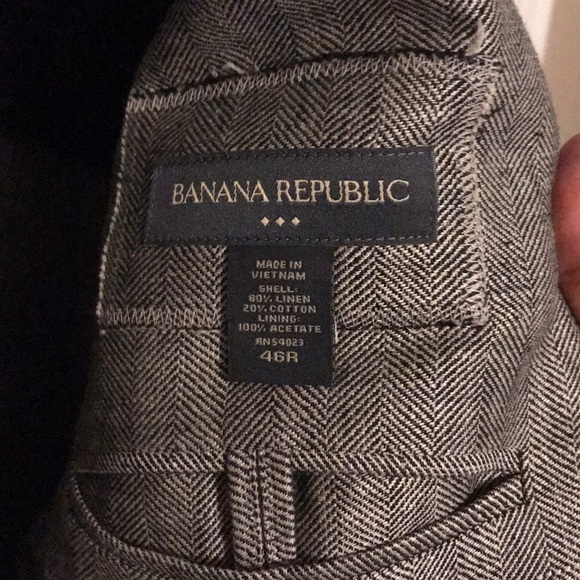 Banana Republic linen blazer 46R - Picture 2 of 3